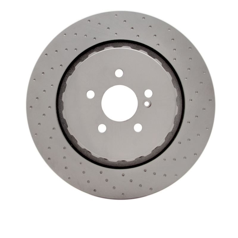 Mercedes-Benz S65 AMG Brake Rotor (1) - Rear - R1 Concepts - GeoMET Dimpled - `07-`14